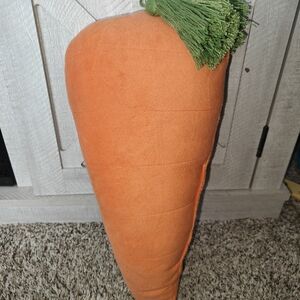 Target Carrot Shaped Throw Pillow 15" Easter